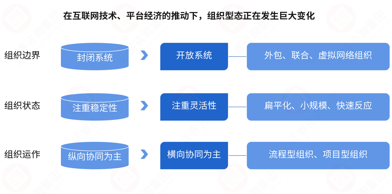 組織型態(tài)演進趨勢